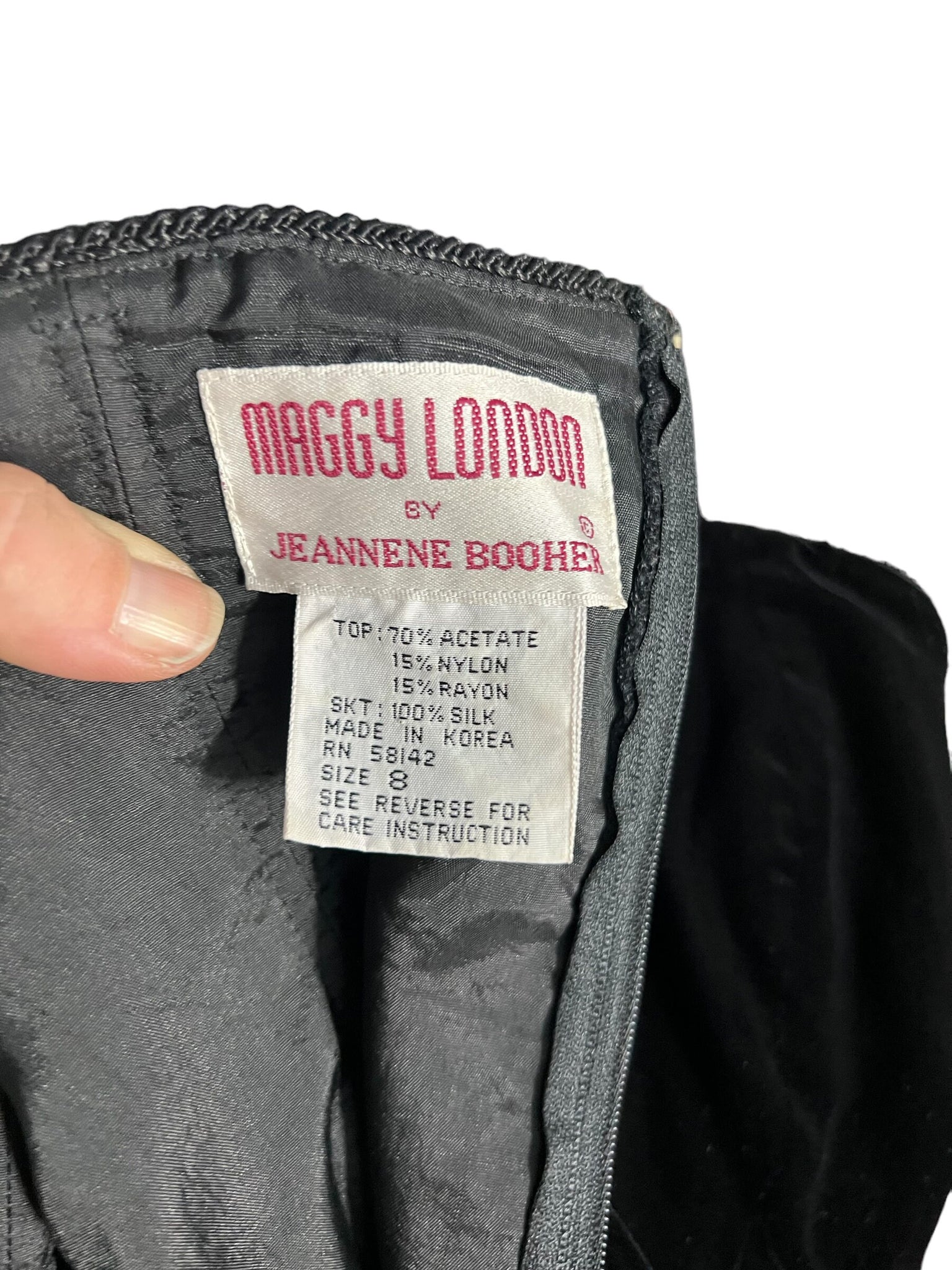 Vintage 80’s prairie drop waist dress 8 Maggy London