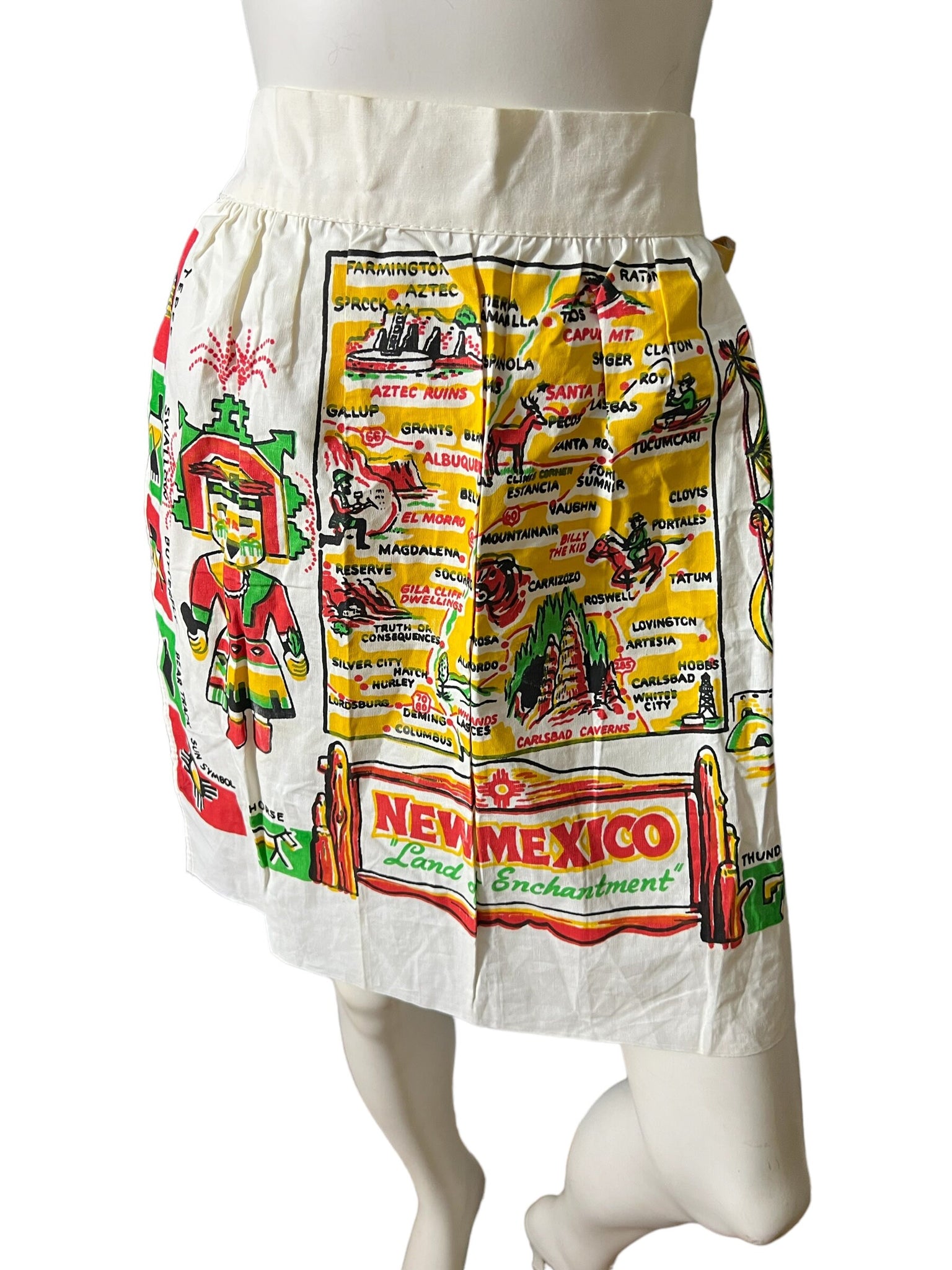 Vintage 50's New Mexico apron dead stock