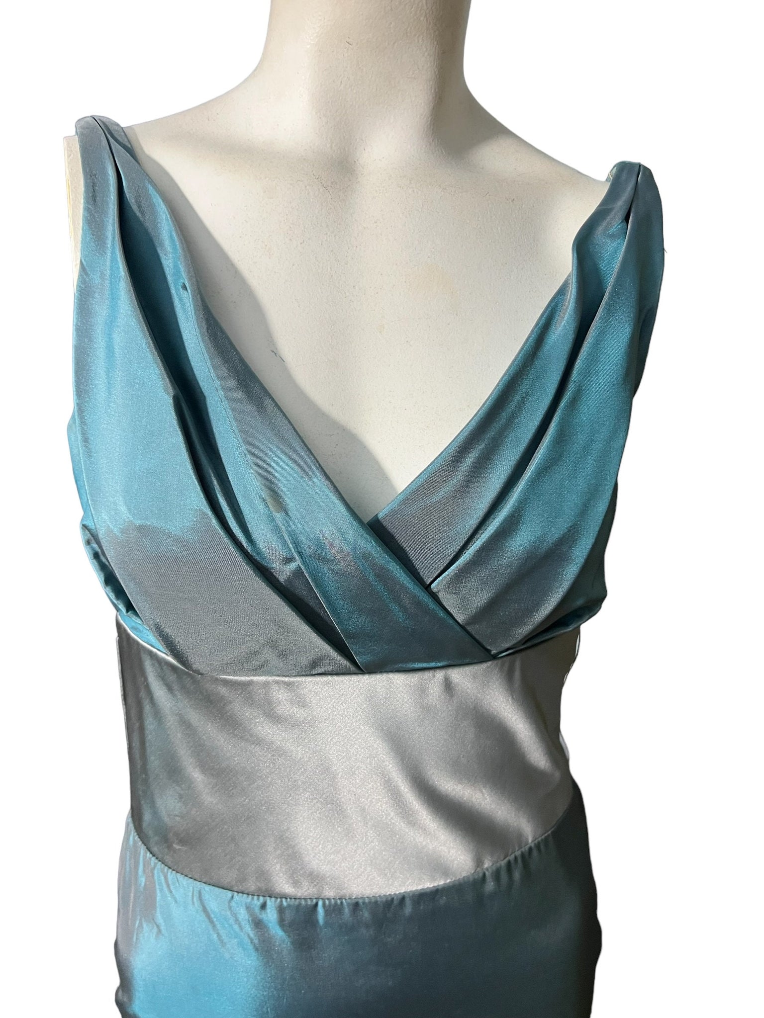 Vintage 60’s blue formal dress S Jim Hjelm