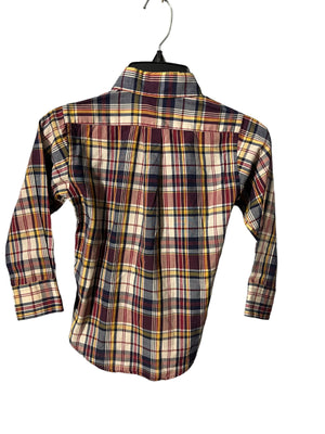 Vintage Izod plaid kid's shirt 5