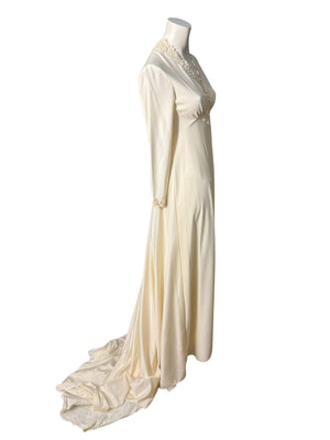 Vintage 70’s wedding dress M