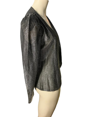 Vintage 70's metallic jacket S Surf and Turf