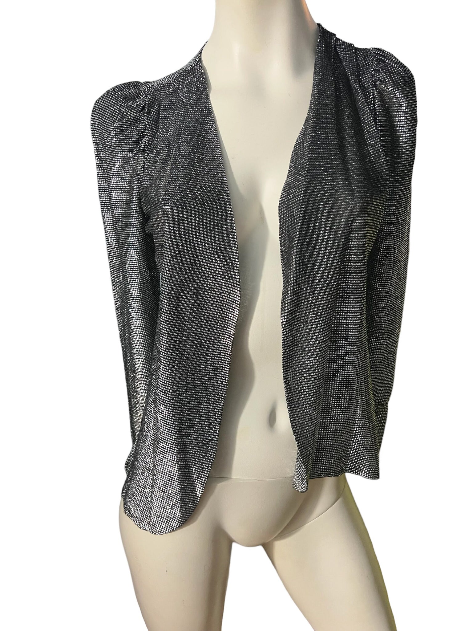 Vintage 70's metallic jacket S Surf and Turf