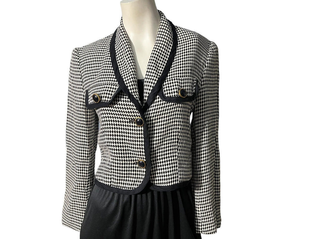 Vintage Ann Taylor mini check blazer 2