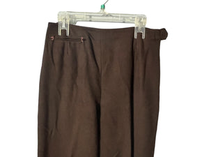 Vintage brown Evan Picone wool western pants 10 S
