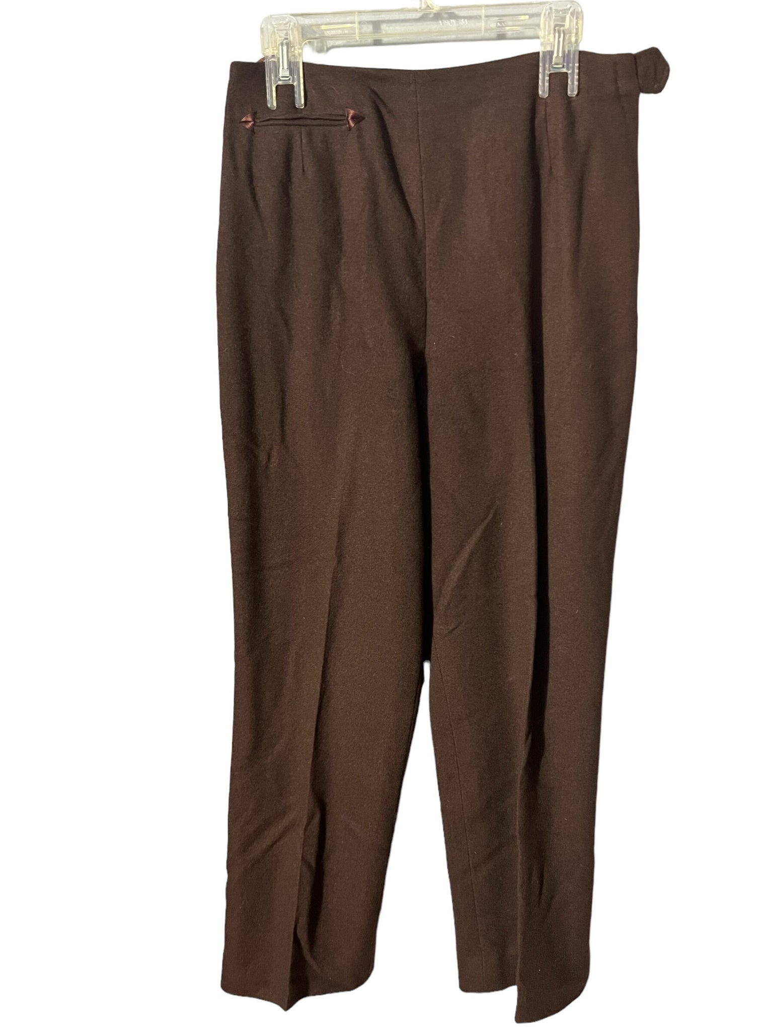 Vintage brown Evan Picone wool western pants 10 S