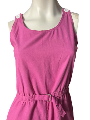 Vintage 80's romper jumpsuit M Ivy's Place