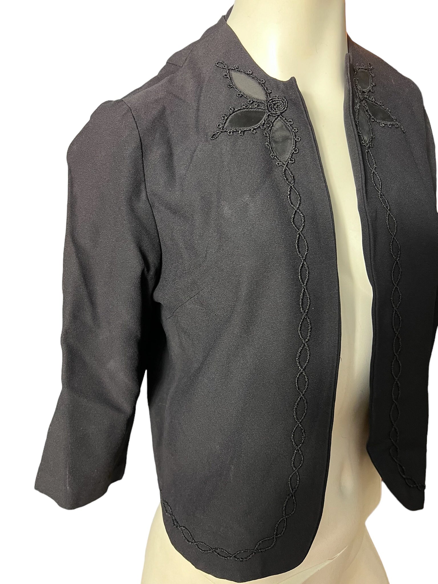 Vintage 50's short cut out jacket S M