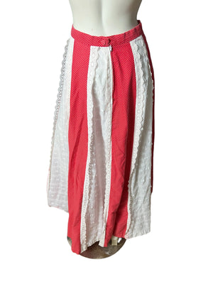 Vintage 70's patchwork skirt S