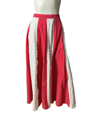 Vintage 70's patchwork skirt S