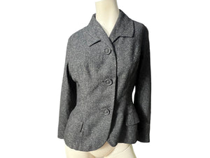 Vintage 50’s jacket gray & black M