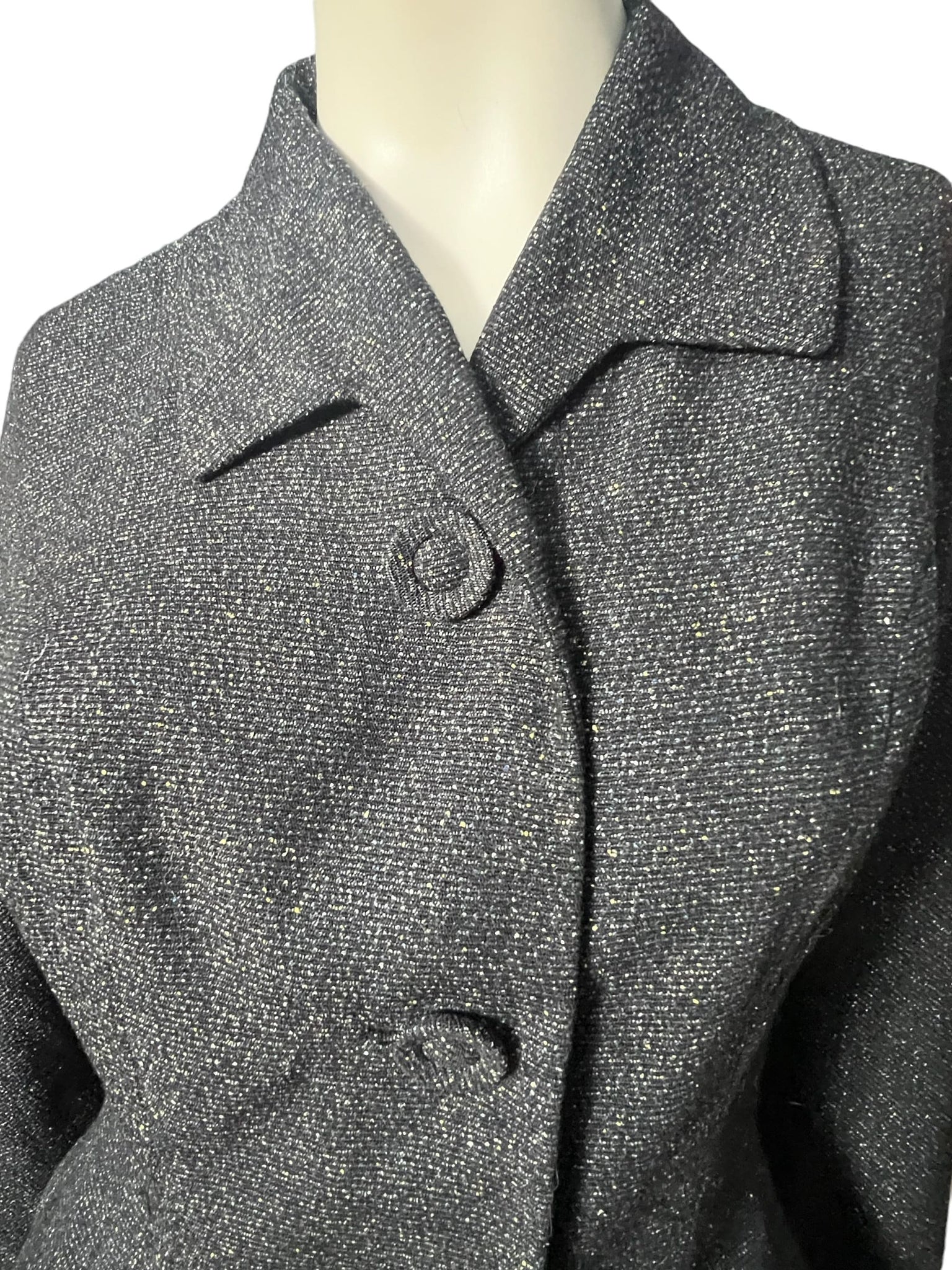 Vintage 50’s jacket gray & black M