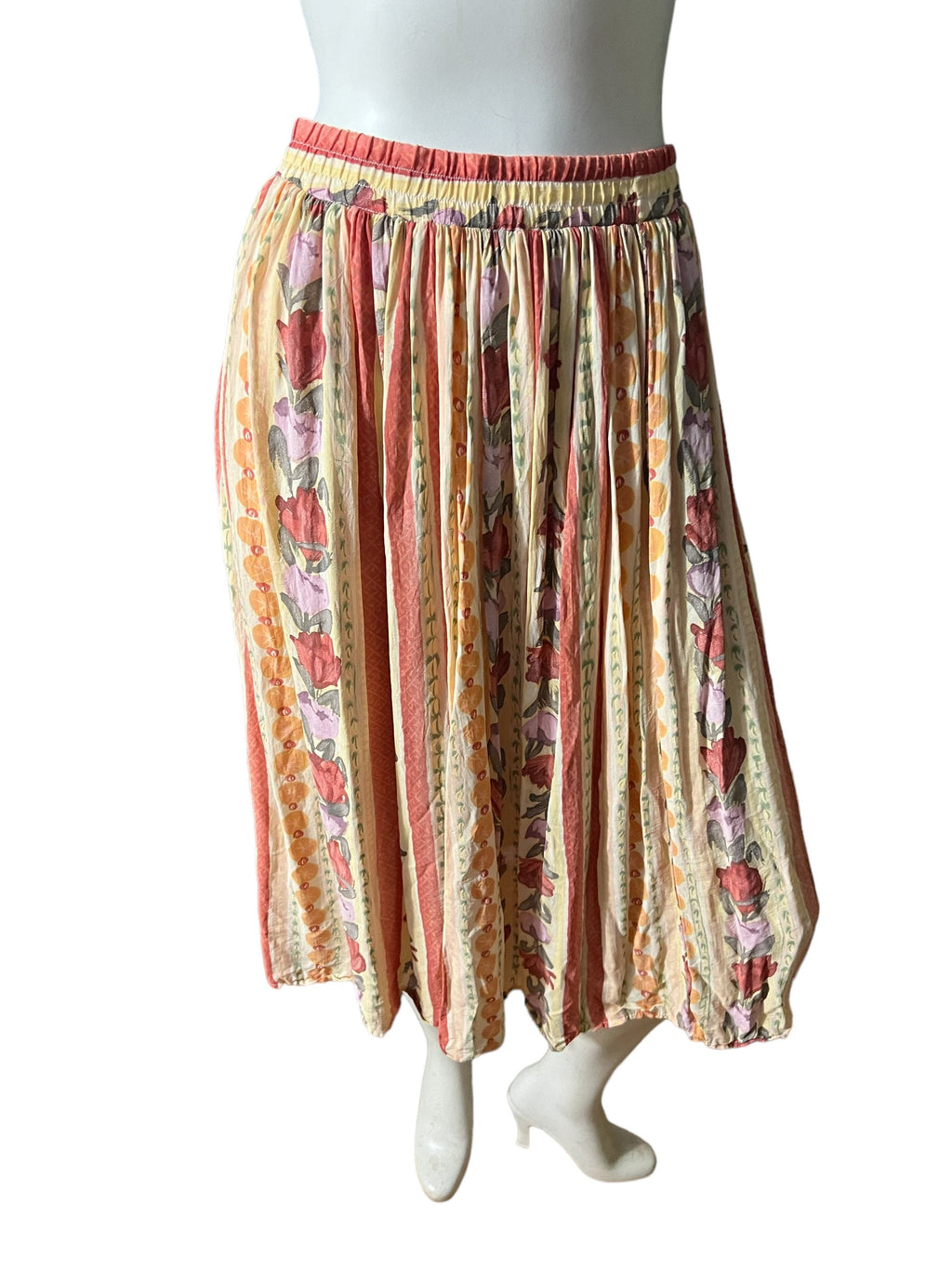 Vintage Carole Little petites skirt rayon 6