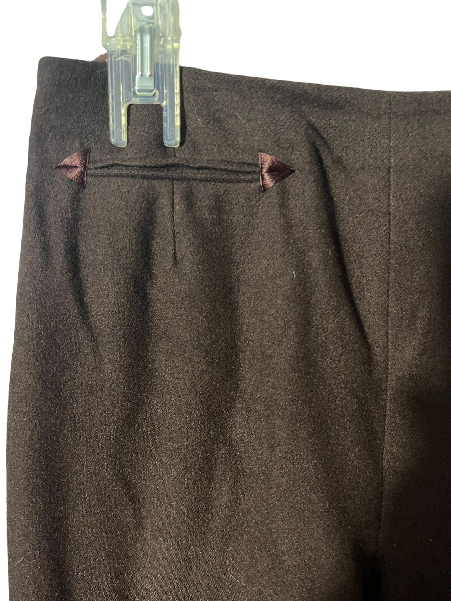 Vintage brown Evan Picone wool western pants 10 S