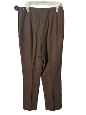 Vintage brown Evan Picone wool western pants 10 S