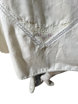 Vintage cotton slip set lingerie S Interludes