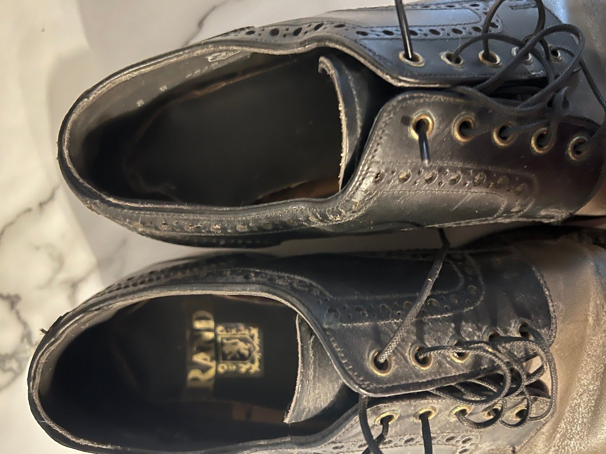 Vintage 70's wingtips Rand 8.5