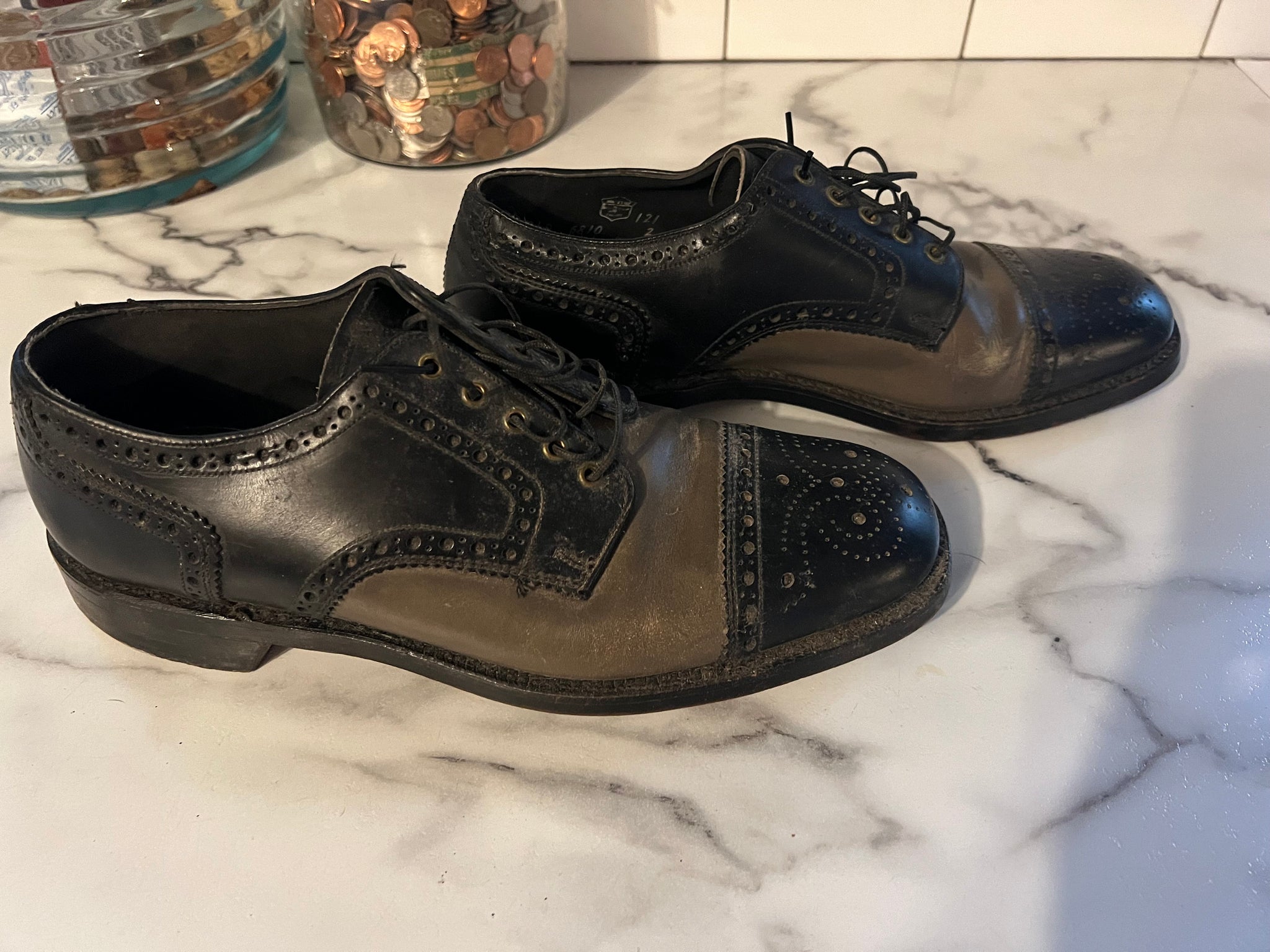 Vintage 70's wingtips Rand 8.5