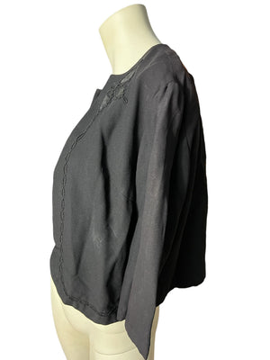Vintage 50's short cut out jacket S M