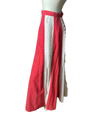 Vintage 70's patchwork skirt S