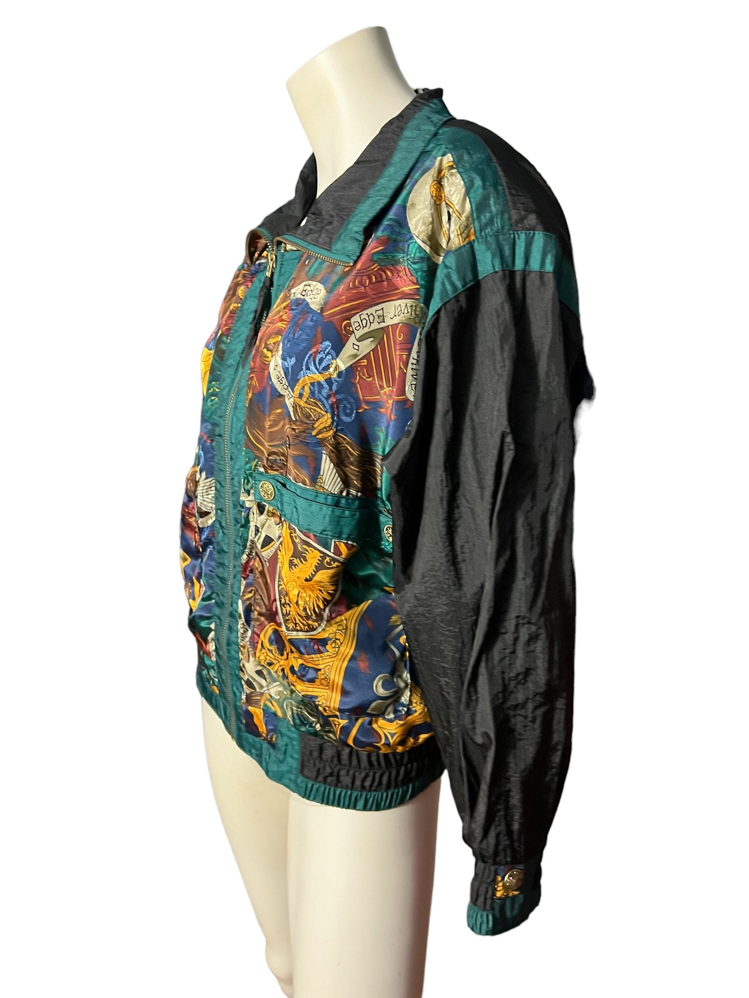 Vintage 80’s track suit jacket PM River Edge