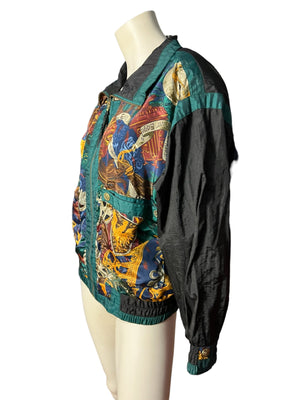 Vintage 80’s track suit jacket PM River Edge