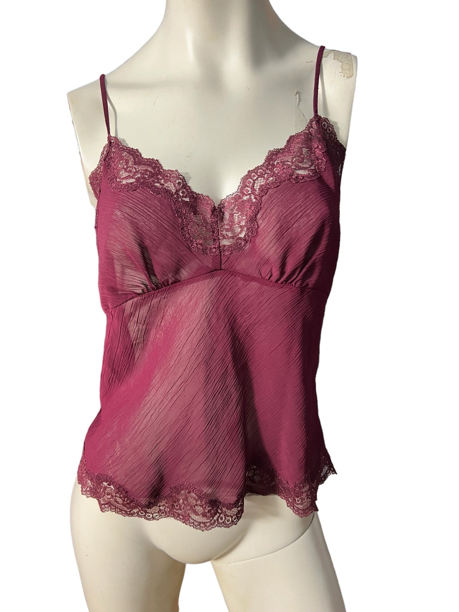 Vintage maroon camisole M Delicates