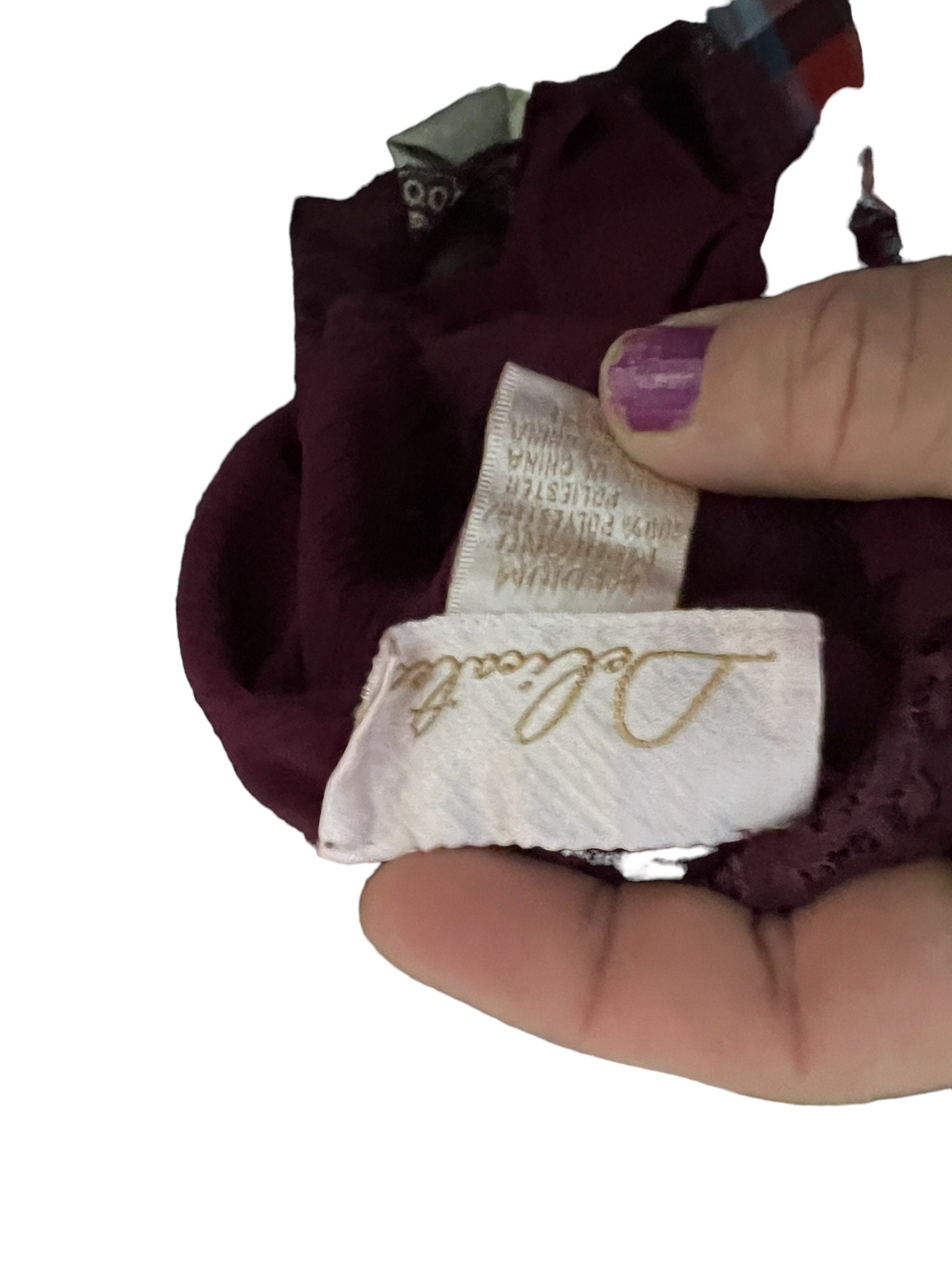 Vintage maroon camisole M Delicates