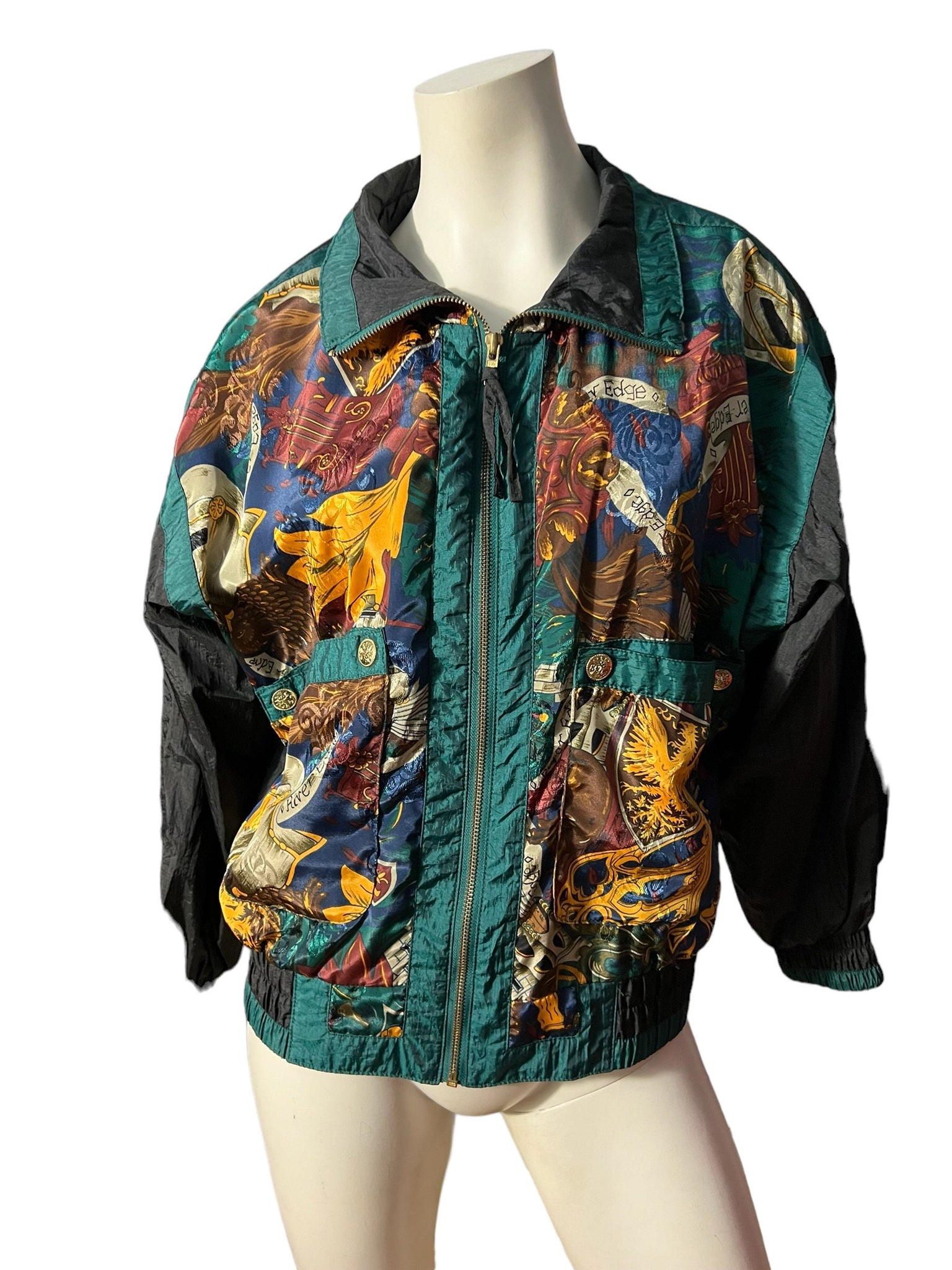 Vintage 80’s track suit jacket PM River Edge
