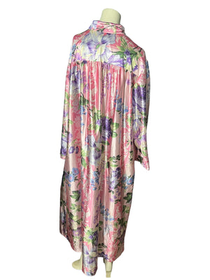 Vintage 80's floral robe 3x Anthony Richards