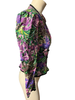 Vintage 80's floral jacket 4