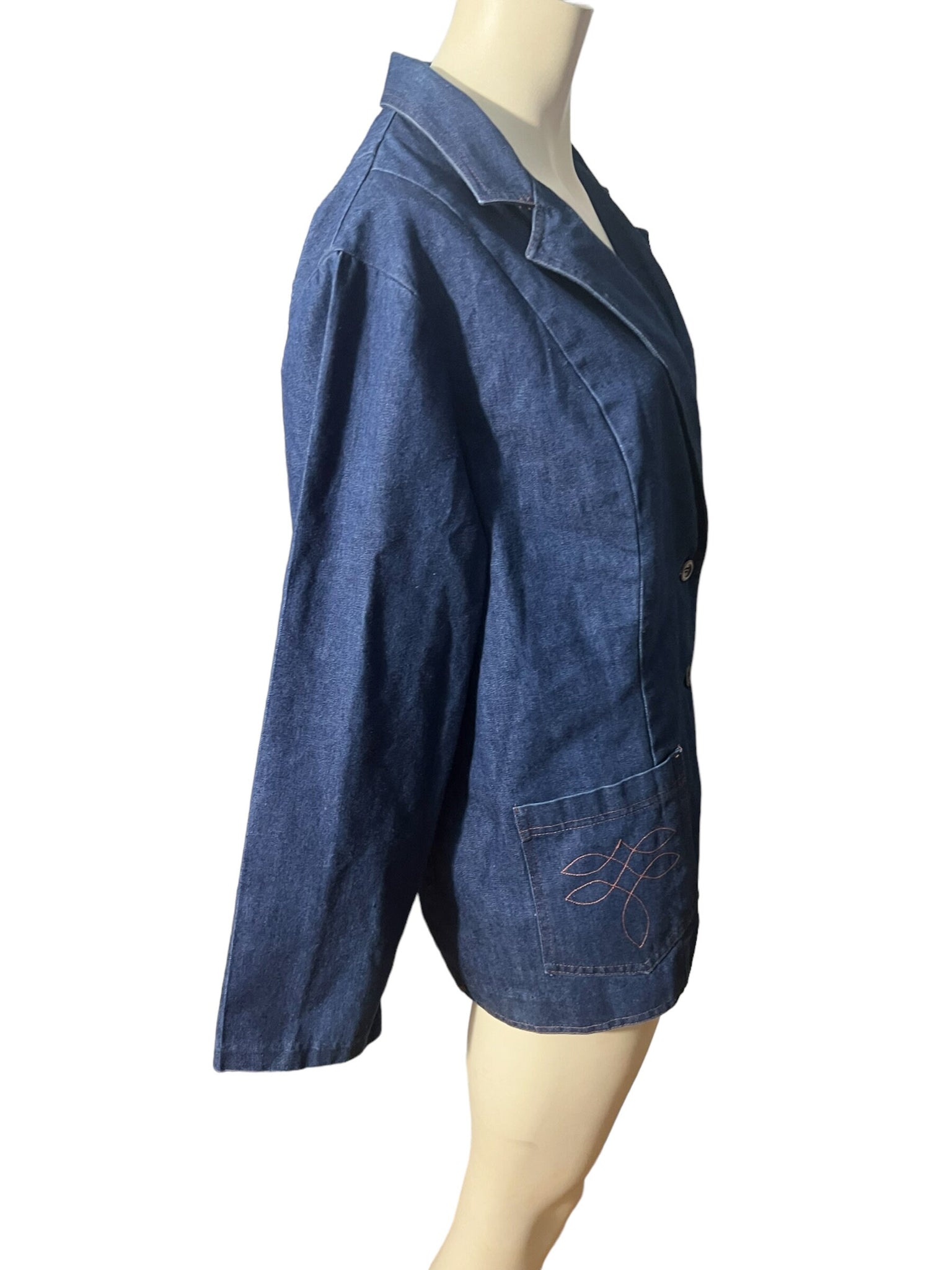 Vintage 70’s jean jacket blazer L XL