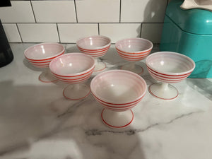 Vintage red hazel atlas sherbert 6