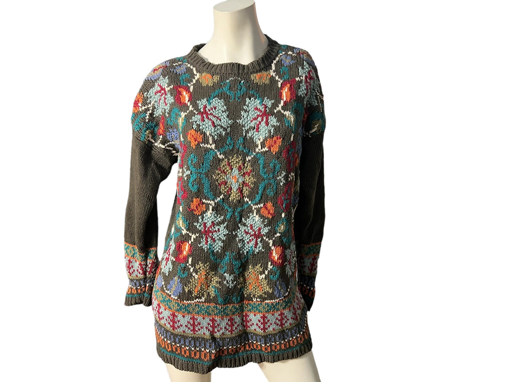 Vintage 80's oversize sweater M All Points