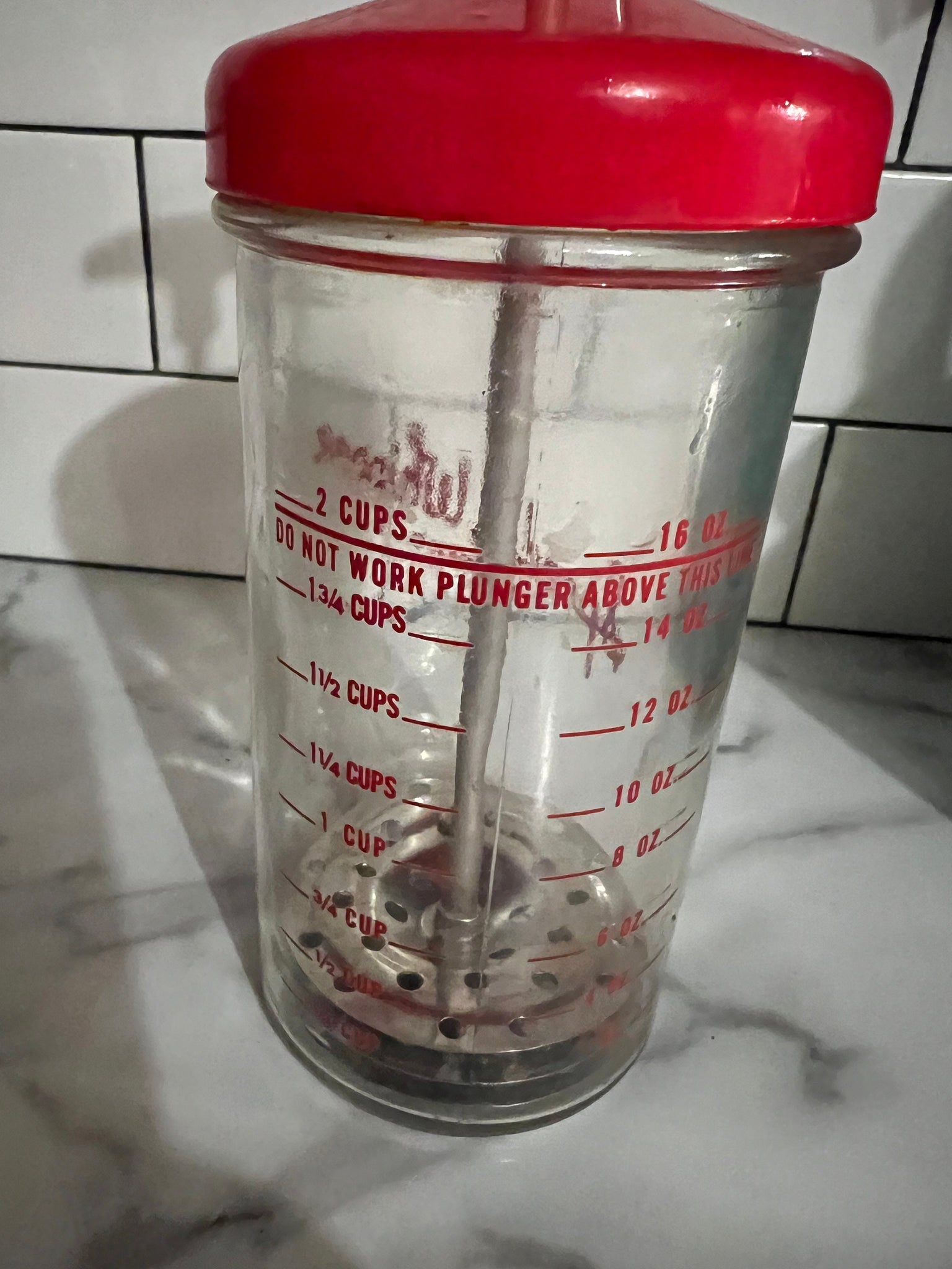 Vintage red Speed and whipper