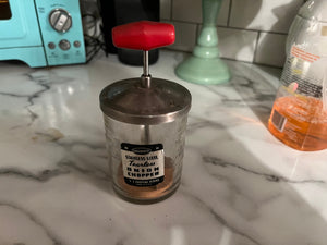 Vintage Androck red food chopper