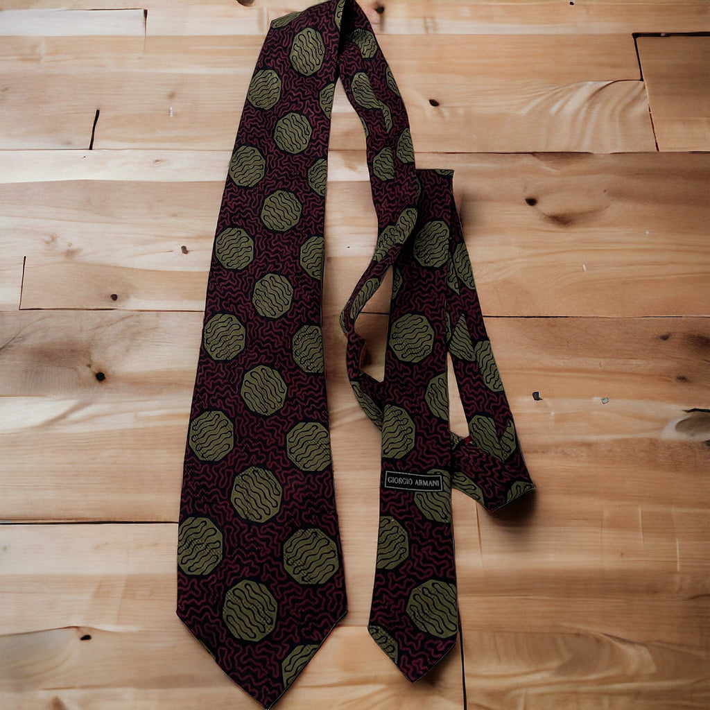 Vintage silk Armani tie