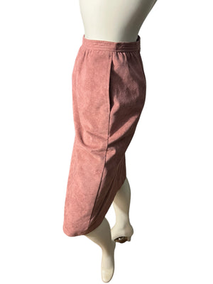 Vintage 70's velour skirt M 6
