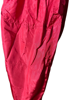 Vintage red crinoline skirt M