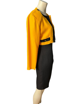 Vintage color block 80’s dress & jacket 12