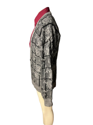 vintage men's cardigan sweater L Method
