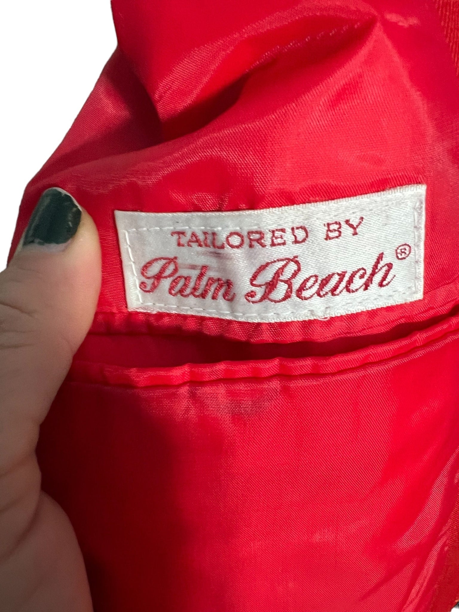Vintage red West Palm Beach jacket 44