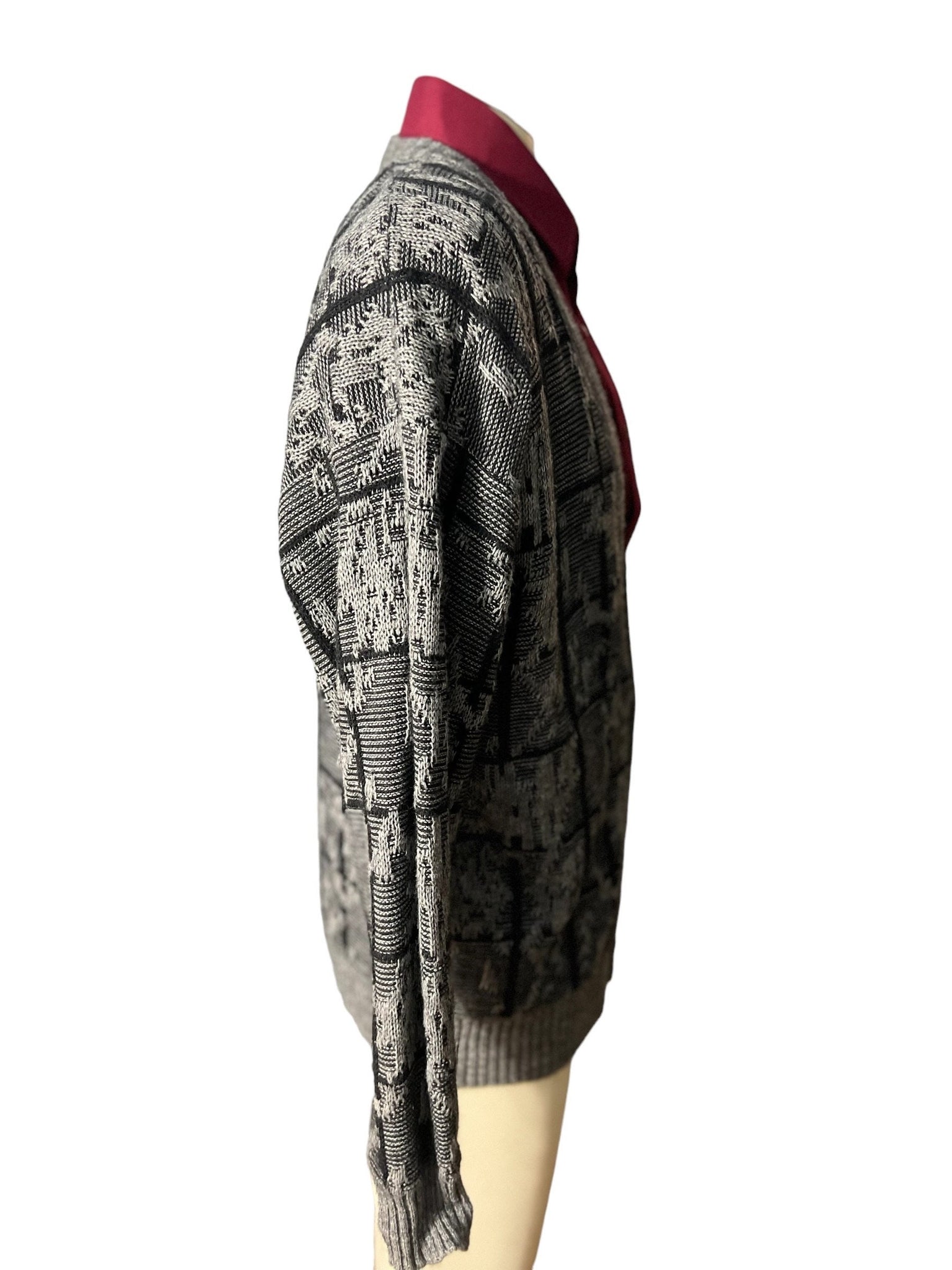vintage men's cardigan sweater L Method