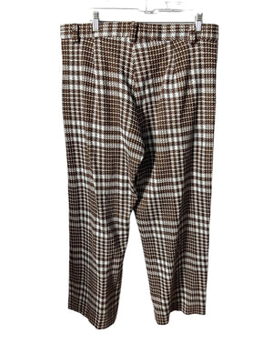 Vintage 70's men's plaid pants 36 x 30