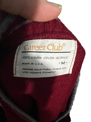 Vintage men’s sweater vest M Career Club