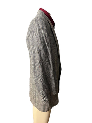 Vintage men's plaid suit jacket 44 Banker's Hall