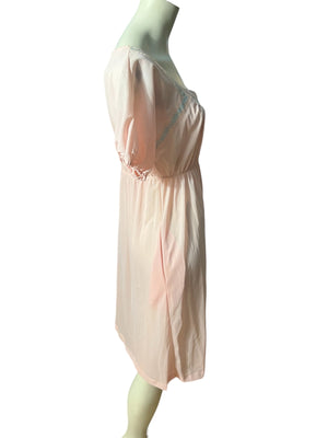 Vintage 60's pink nightgown M Gossard Artemis