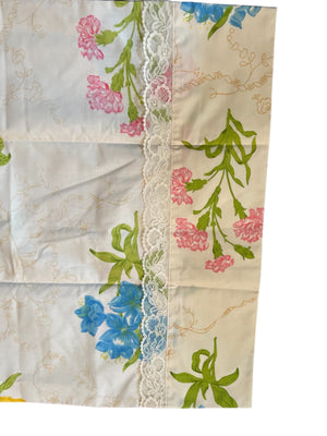 Vintage 70’s floral pillowcases 2