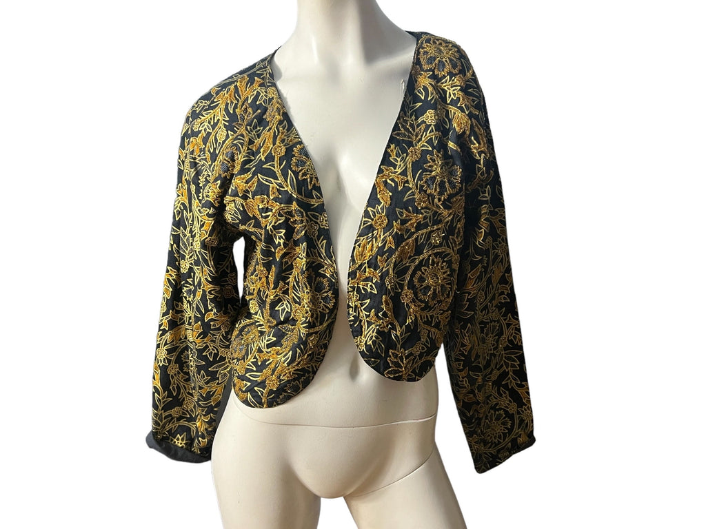 Vintage 80's Passport short bead jacket L