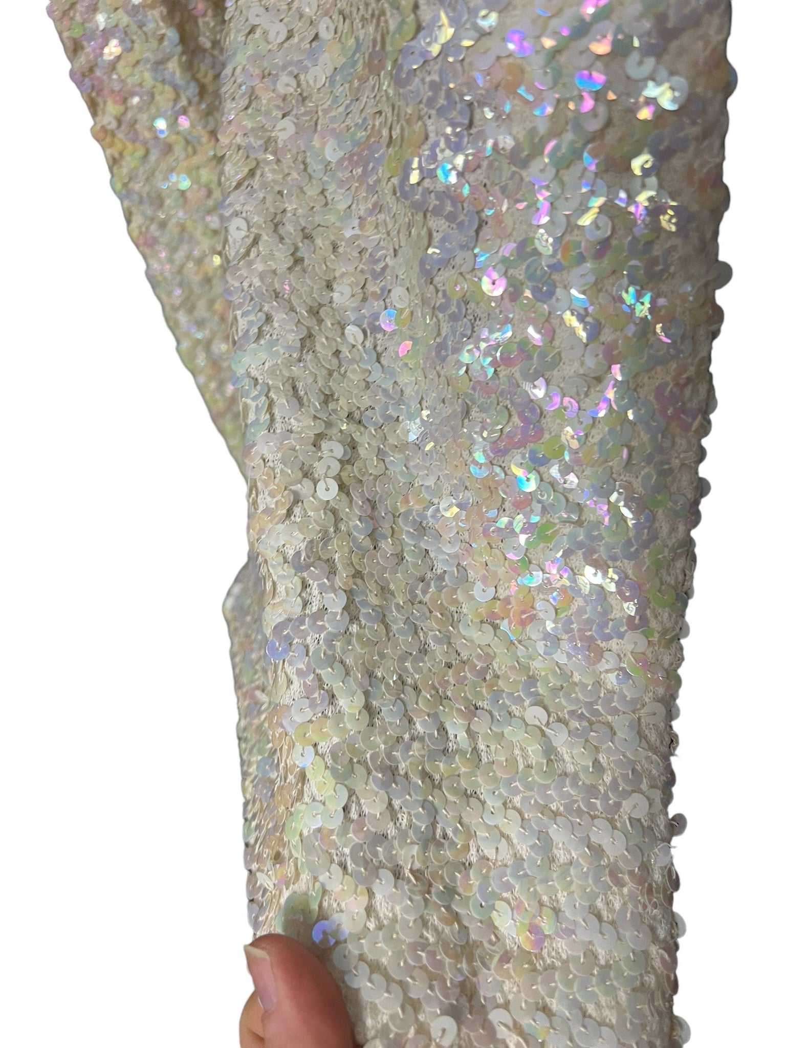 Vintage pastel sequin jacket M